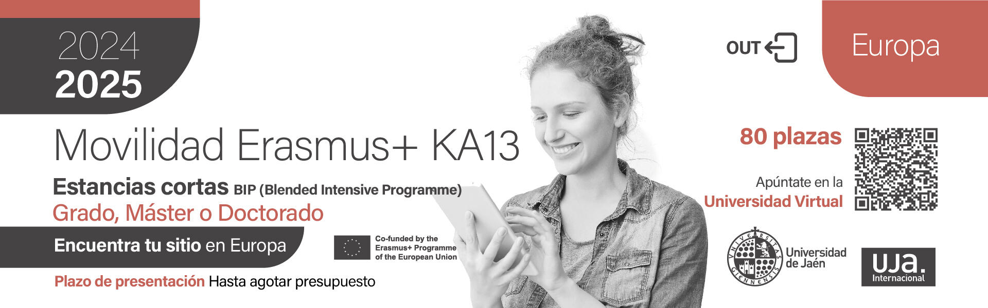 Convocatoria de Movilidad para Estudiantes Erasmus+ KA13
