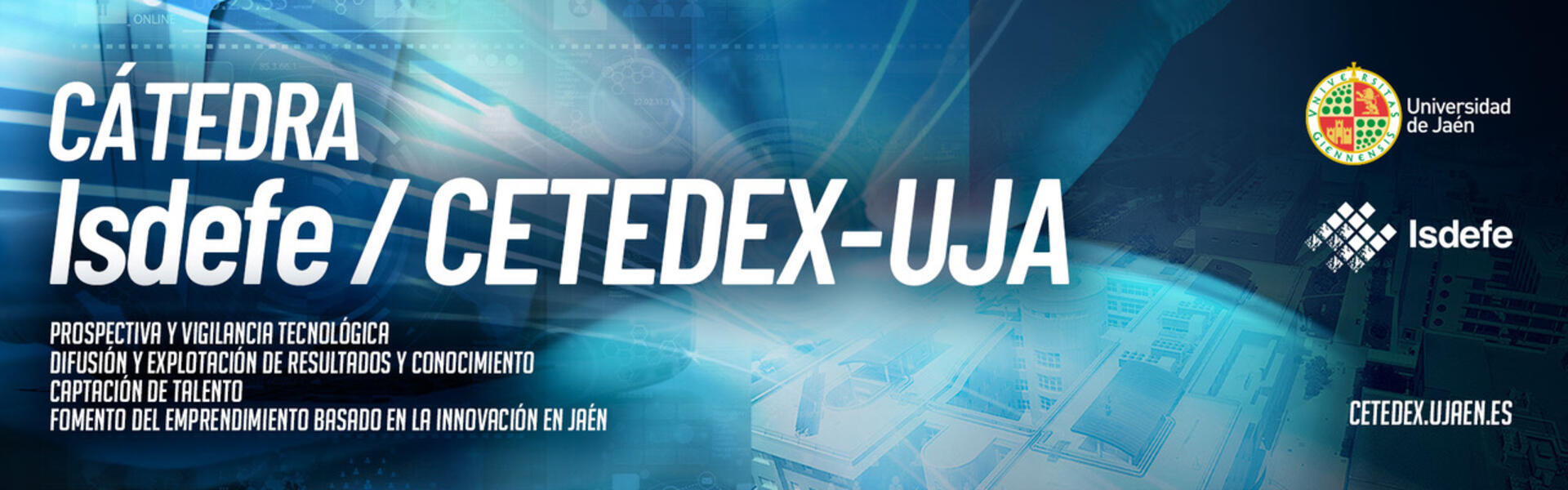 Banner Jornada Cátedra Isdefe/CETEDEX-UJA