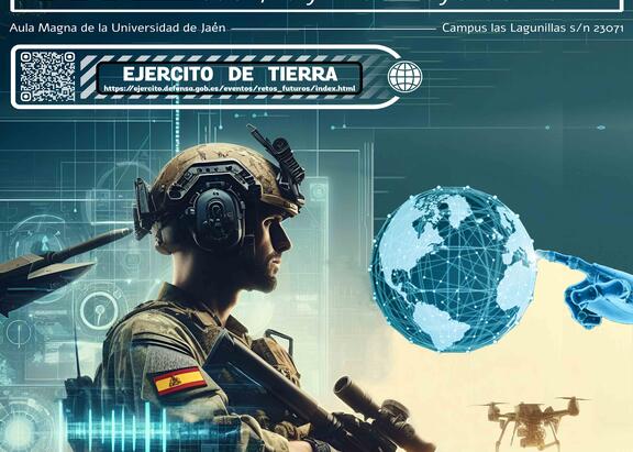 Cartel de la octava edición de las Jornadas ‘El Ejército de Tierra y los retos futuros’.