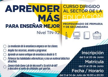 Curso : Aprender más para enseñar mejor