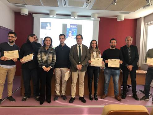 Foto con los Premiados de los IV premios Ada Lovelace