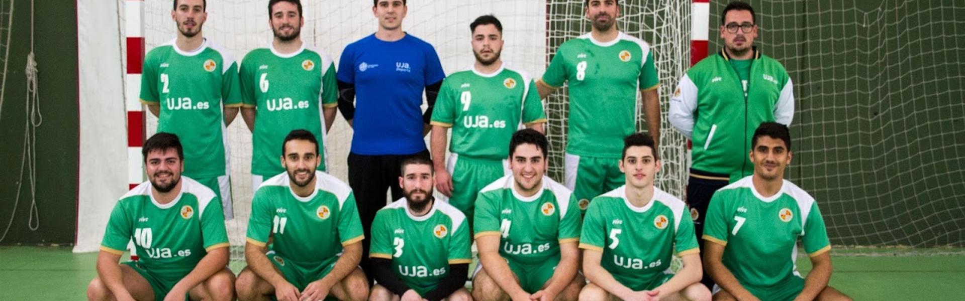 Equipo de la Universidad de Jaén de balonmano masculino