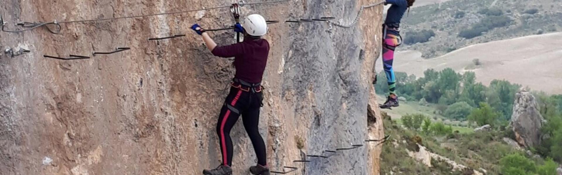 vías ferrata con la Universidad de Jaén