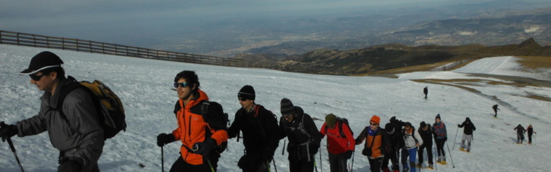 Raquetas de nieve con la Universidad de Jaén