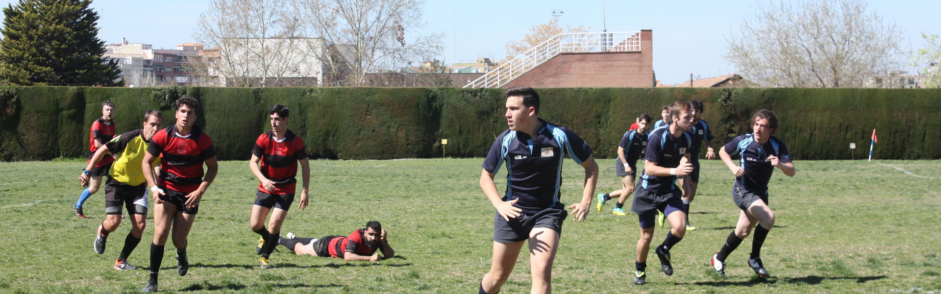 Equipo Universitario de Rugby 7 en competición