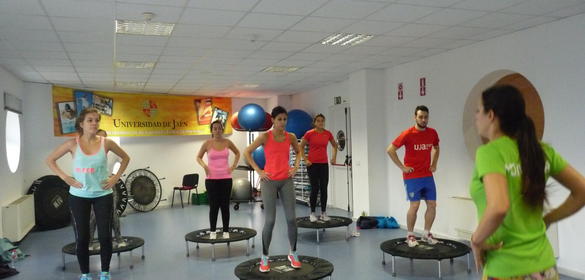 Actividad de Body Jump en la Universidad de Jaén