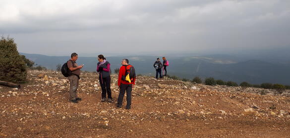 Usuarios practicando alta montaña con la UJA