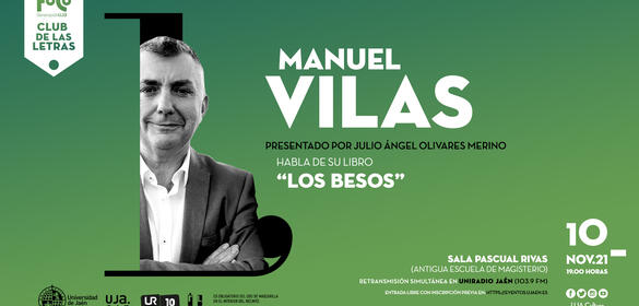 Club de las Letras: MANUEL VILAS (10/11/2021)