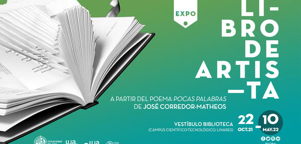 Libro de artista - Exposición a partir del poema "Pocas palabras" de José Corredor-Matheos (2021)