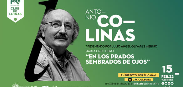 Club de las Letras con Antonio Colinas habla de su libro "En los prados sembrados de ojos"