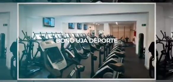 Imagen de la sala de musculación del campus de Jaén