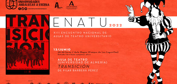 Cartel de "Transición" - Pilar Bárbera Pérez - Aula de Teatro de la Universidad de Almería