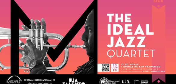 cartel The Ideal Jazz Quartet concierto en el baezafest el 23-06-2023