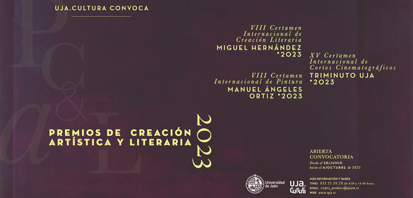 Premios de creación artística y literaria 2023 - VIII CERTAMEN INTERNACIONAL DE CREACIÓN LITERARIA MIGUEL HERNÁNDEZ 2023
