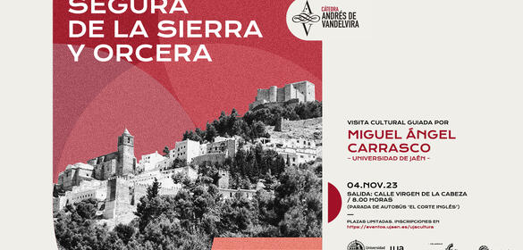 Cartel de visita a Segura de la Sierra y Orcera