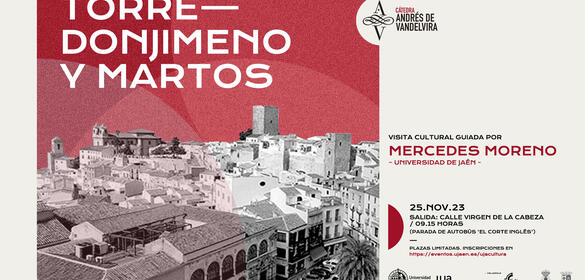 Cartel de la visita cultural guiada a Torredonjimeno y Martos