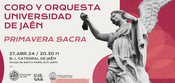 Cartel Concierto "Primavera Sacar" - Coro y orquesta Universidad de Jaén