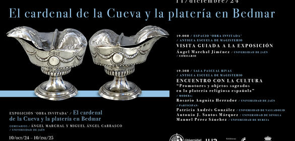 Cartel Visita guiada a Obra invitada. El cardenal de la Cueva y la platería en Bedmar
