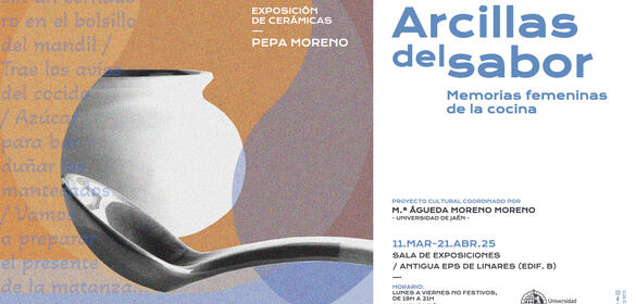 Cartel Proyecto cultural Arcillas del sabor. Memorias femeninas de la cocina