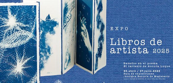 Cartel de la expo de libro de artista 2025
