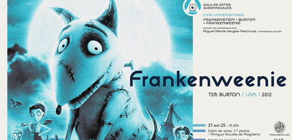 Cartel Cine Halloween Frankieweenie