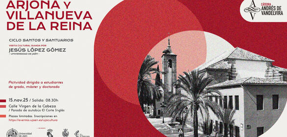 Cartel Visita Cultural. Villanueva de la Reina y Arjona