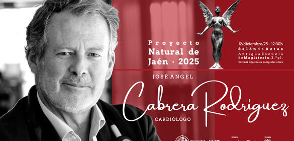 Cartel de Proyecto "Natural de Jaén" 2025: José Ángel Cabrera Rodríguez, cardiólogo