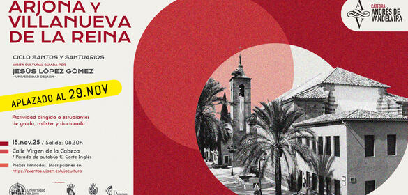 Cartel Visita Cultural. Villanueva de la Reina y Arjona