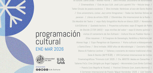 Agenda Cultural enero a marzo 2026