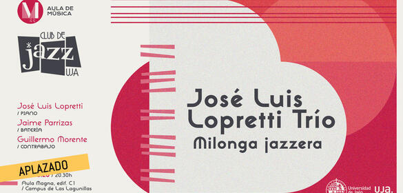 Cartel de concierto de Jazz con la info