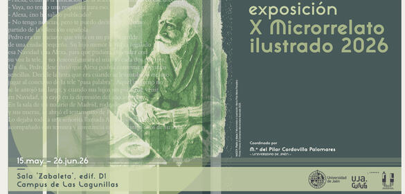 Imagen Exposición X Concurso de Microrrelato Ilustrado 2026 de la Universidad de Jaén