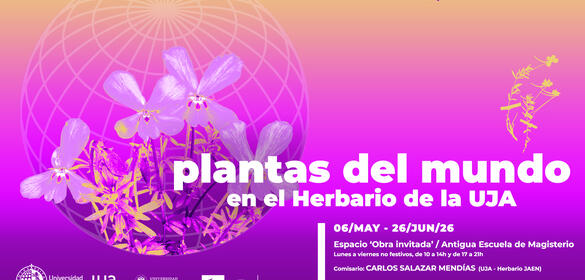 Cartel Obra invitada / Patrimonio Científico: Plantas del mundo en el Herbario de la UJA