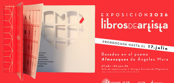 Cartel Exposición - Libros de artista 2026