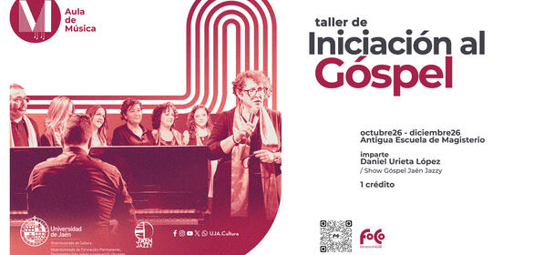 Cartel Taller en Iniciación al Góspel