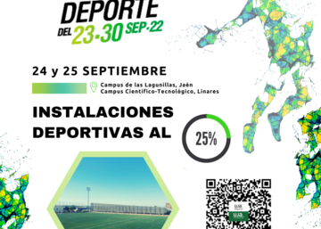 Cartel Semana Europea del Deporte - Instalaciones Deportivas al 25%