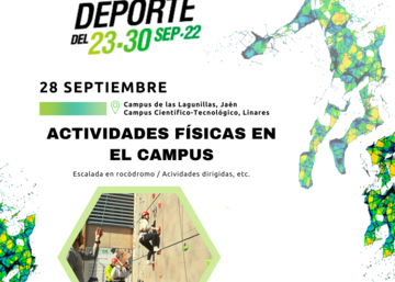 Cartel Actividades Físicas en el Campus