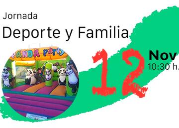 Cartel actividad Jornada Deporte y Familia