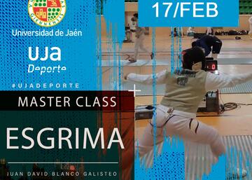 Imagen Cartel Masterclass de Esgrima 2023