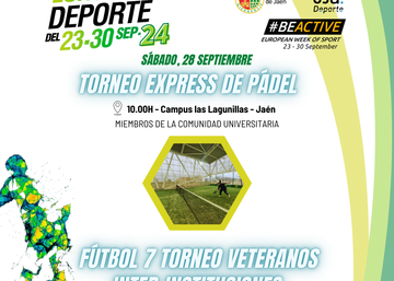 Cartel Torneos Semana Europea del Deporte