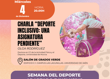 Charla Deporte Inclusivo: Una asignatura pendiente