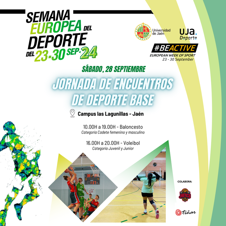Cartel Jornada de Encuentros de Deporte Base - Sábado 28/09