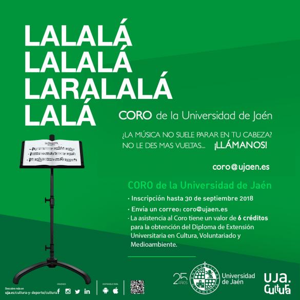 Campaña de captación para Coro de la UJA