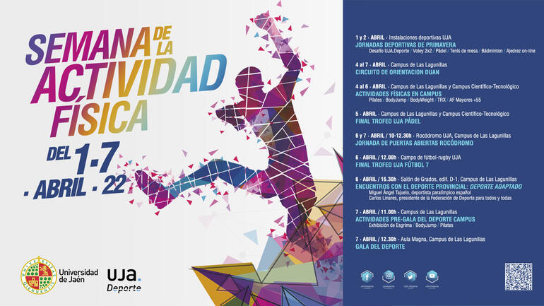 Cartel Actividades Semana Actividad Física 2022
