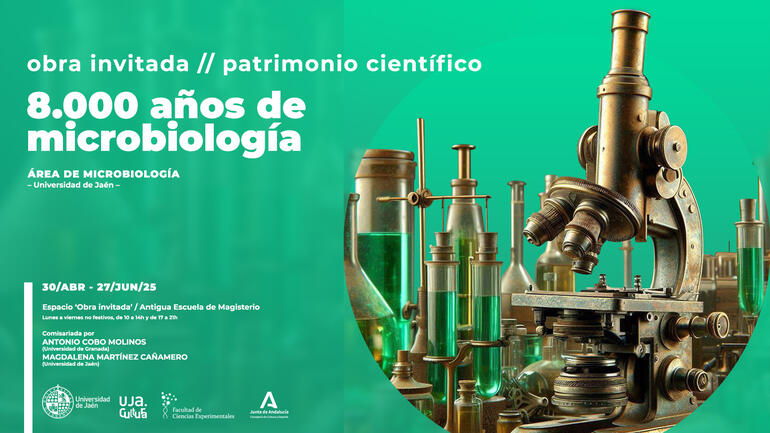 Cartel Exposición Microbiología