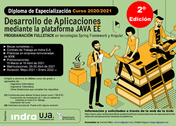  II Edición del Diploma de Especialización: "Desarrollo de aplicaciones mediante la plataforma Java EE. Desarrollo fullstack en tecnología Java EE + Angular”