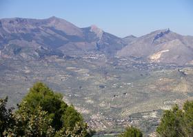 Peña de Jaén y Jabalcuz desde el San Cristóbal