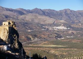 Castillo de Solera y Sª Mágina al fondo