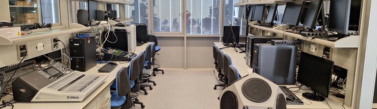 Zona de trabajo de audio