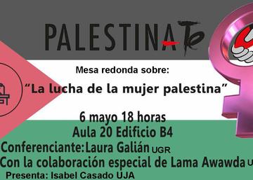 MESA REDONDA SOBRE LA LUCHA DE LA MUJER PALESTINA