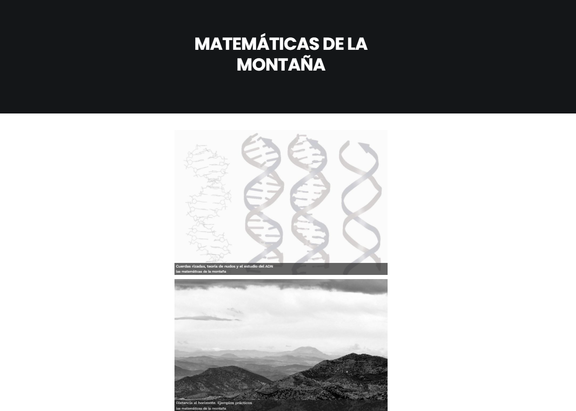foto matemáticas de la montaña